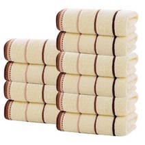 마켓에이 소프트클라우드 코튼타월 100g 면사, 리빙라인 베이지, 10개