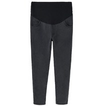 스타 세미 배기핏 임부 데님 팬츠