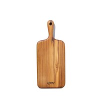 단디맘 티크 손잡이 도마, 브라운