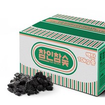 참인참숯 바베큐 캠핑장작 참숯 비장탄 중, 1개, 10kg