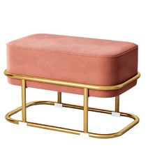 맛있는마켓 북유럽 스타일 벨벳 소파 스툴 스퀘어, F