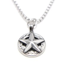 인디라벨 써지컬스틸 링스타 목걸이