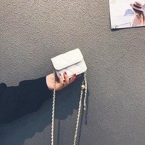 트윈브로 골드 체인 미니 크로스백