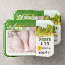 참프레 동물복지 인증 닭다리 북채 (냉장), 300g, 2개