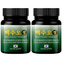 백수오 추출물 분말 정 36g, 2개, 60정