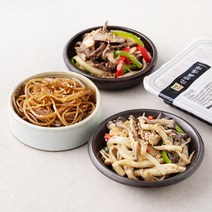 산들해반찬 영양가득 한우 표고버섯 볶음 120g + 느타리버섯 볶음 100g + 우엉조림 70g, 1세트