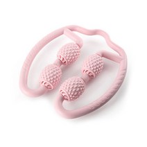 아리즈홈 다리 림프 마사지 얼굴 폼롤러, 1개, 핑크