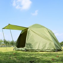 카르닉 플라이형 육각 돔텐트 대형, 카키, 4인용