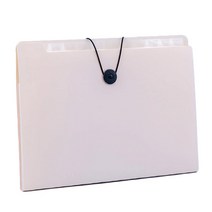 트릭온리 아코디언파일 12칸 A4, 베이지, 1개