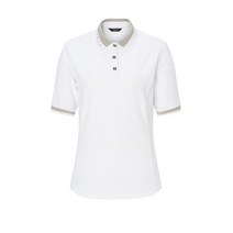 헤지스골프 여성용 PREMIUM TEXTURE 물결조직 반팔 카라 티셔츠