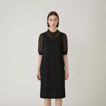 올리비아로렌 레이스패치 H라인 원피스 VOCOAYM4246