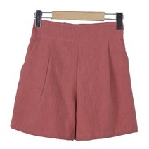 여성용 마욘느 린넨 뒷밴딩 컬러 반바지 PT9834K24