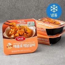 사세 매콤 로제 닭갈비 (냉동), 3봉, 200g