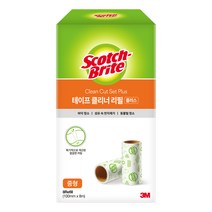 3M 중형 테이프클리너 플러스 리필 8개입, 1개