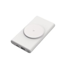 VIVL 무선충전 보조배터리, 화이트, VIVL BATTERY PACK