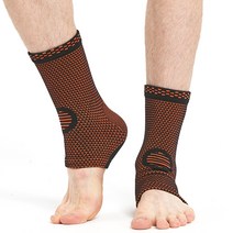 리치덕 발목 지지 보호대 세트 오렌지 L, 1세트