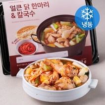 푸드어셈블 얼큰 닭 한마리 & 칼국수 (냉동), 1430g, 1팩