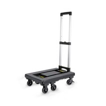 코끼리리빙 완전 폴딩 카트 대, 블랙, 1개