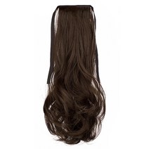 찐노마진몰 웨이브 포니테일 가발 끈묶음형 45cm, 18 초코브라운, 1개