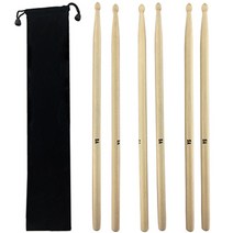 닥터뮤즈 메이플우드 북채 5A 드럼스틱 2W019 6p 세트