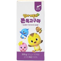 리틀스푼 엄마까투리 쫀득고구마 10p, 1개, 200g