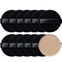 다크니스 에어퍼프, 블랙, 12개