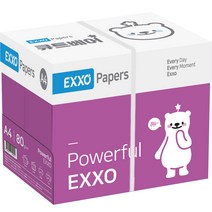 엑소 큐트베어 복사용지 80g, A4, 2500개