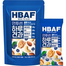 HBAF 하루견과 먼투썬 블루, 20g, 10개