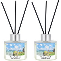디스이즈 명화 디퓨저 120ml x 2p 세트, 에이프릴프레쉬