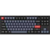 키크론 Q3 Knob (Q3 M1) Black Frame RGB 핫스왑 적축, 카본 블랙, 텐키리스, Q3 M1