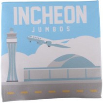 대한항공 INCHEON 핸드타월, 멀티컬러
