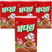 농심닭다리 후라이드 치킨맛, 66g, 4개