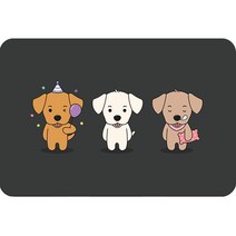일상나눔 빨아쓰는 깨지지 않는 규조토 발매트, 강아지