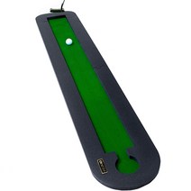 렉시오 퍼즐 펏 퍼팅매트 + 쇠자 세트, 블랙 + 그린