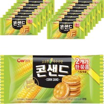 청우식품 콘샌드 6p, 180g, 16개