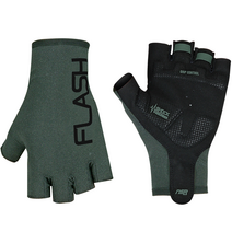 NSR 플래시 리플렉티브 에어로 반장갑 양손 세트, 올리브
