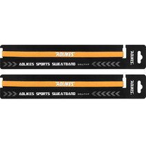 이그니스 패션 스포츠 헤어밴드 2p, 주황