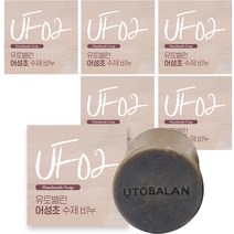 유토밸런 어성초 수제비누, 120g, 6개