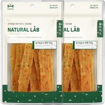 네츄럴랩 슬라이스 강아지간식, 닭가슴살 + 야채 혼합맛, 100g, 2개