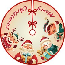 예스몰 원스모어 크리스마스 트리 스커트 바닥 덮개 가리개 장식 매트, 07