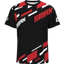 스맥스코리아 남성용 그랜드 숄더핏 쿨소재 배드민턴 티셔츠 SMAX-08