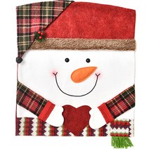 쉐어몰 장식용 크리스마스 의자 커버, 눈사람