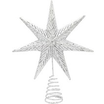 빅스타 고퀄리티 크리스마스 트리 필수 별장식, 실버, 1개