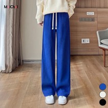 메이첼 여성용 와이드 밴딩 코듀로이 겨울 마실 팬츠 01840