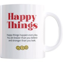 샤론6 디자인 머그컵 330ml, 스마일띵스, 1개