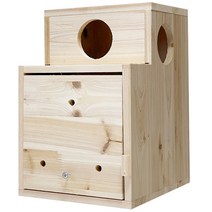 펫츠핸들러 원목 중형 앵무새 알통 HL-106, 혼합색상, 1개