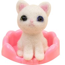 아트조이 고양이 양모펠트 DIY 키트, 터키시앙고라