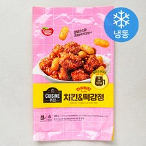 퀴진 인싸이드 치킨 & 떡강정 (냉동), 1개, 500g