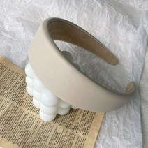 씨오브비 레트로 베이직 컬러 레더 헤어밴드