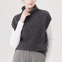 탱커스 폴라넥 데일리 심플 니트 베스트 TU4VT010L0